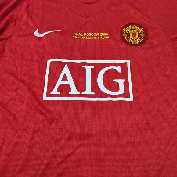 Ronaldo #7 Manchester United 2007/08 Home Longsleeve Jersey - Picture 4 of 13